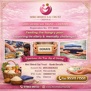 Experience the True Joy of Giving with Shri Shirdi Sai Trust – Chennai