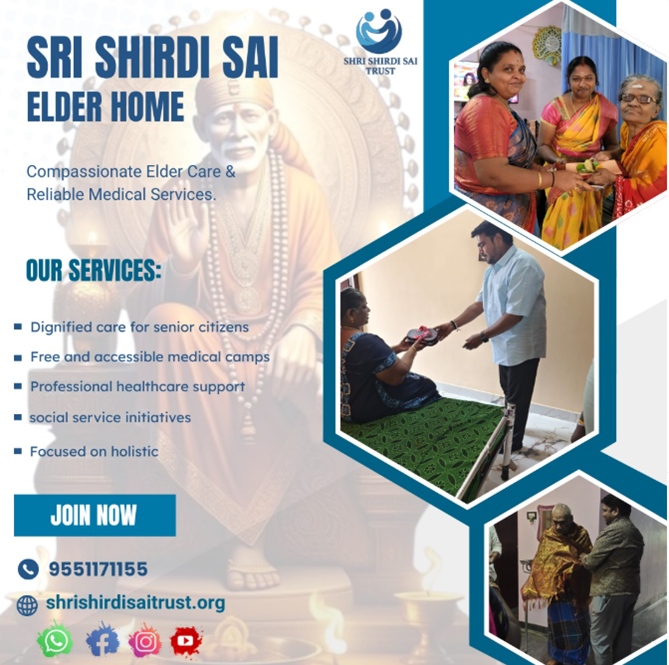 A Home Filled with Heart Sri Shirdi Sai Trust Elder Care
