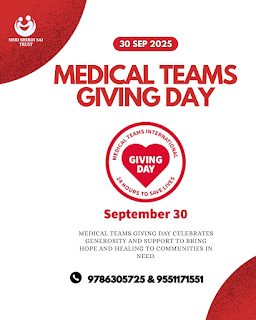 Spreading Hope & Healing on Medical Teams Giving Day at Shri Shirdi Sai Trust